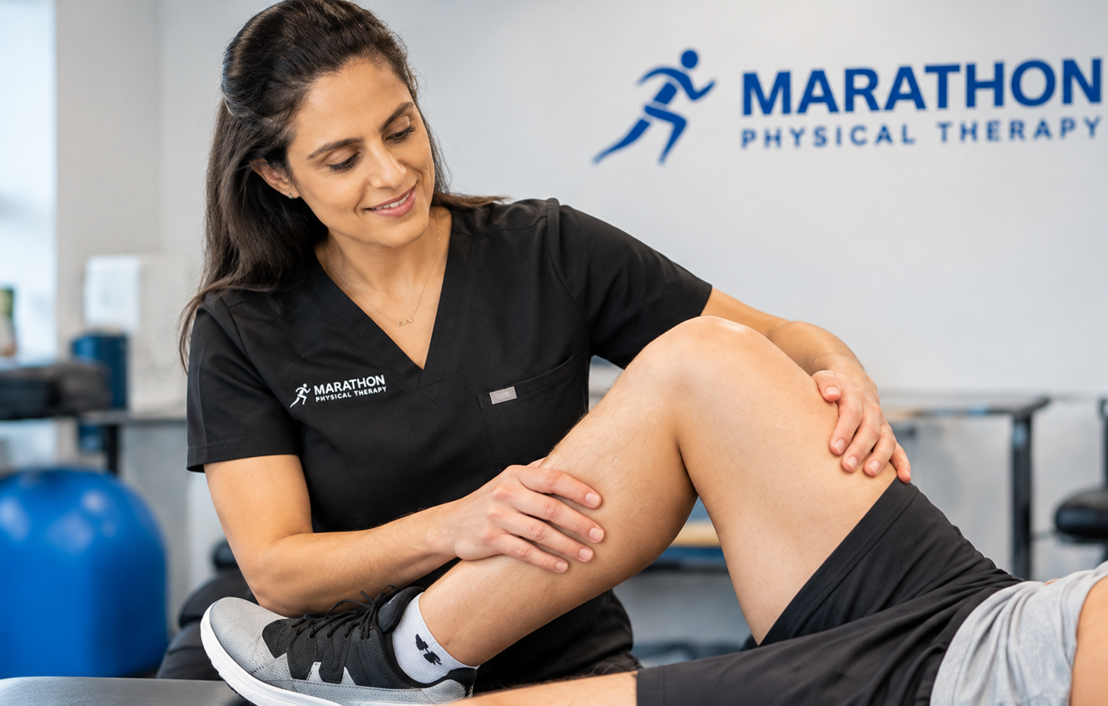 Professional Knee Therapy at Marathon (1)